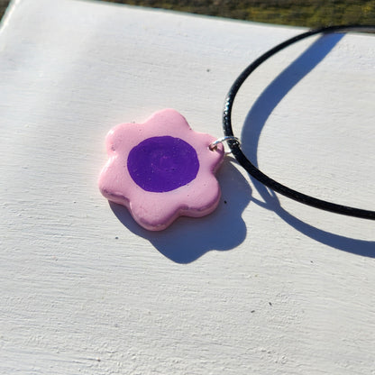 purple flower clay matching set & sticker sheet [KOSH & YOG x AJAIBGHAR]