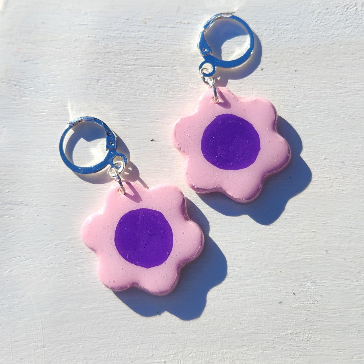 purple flower clay matching set & sticker sheet [KOSH & YOG x AJAIBGHAR]