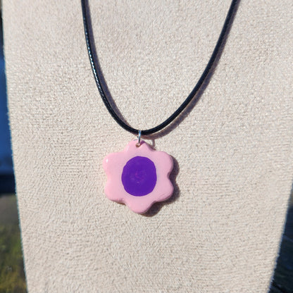 purple flower clay matching set & sticker sheet [KOSH & YOG x AJAIBGHAR]